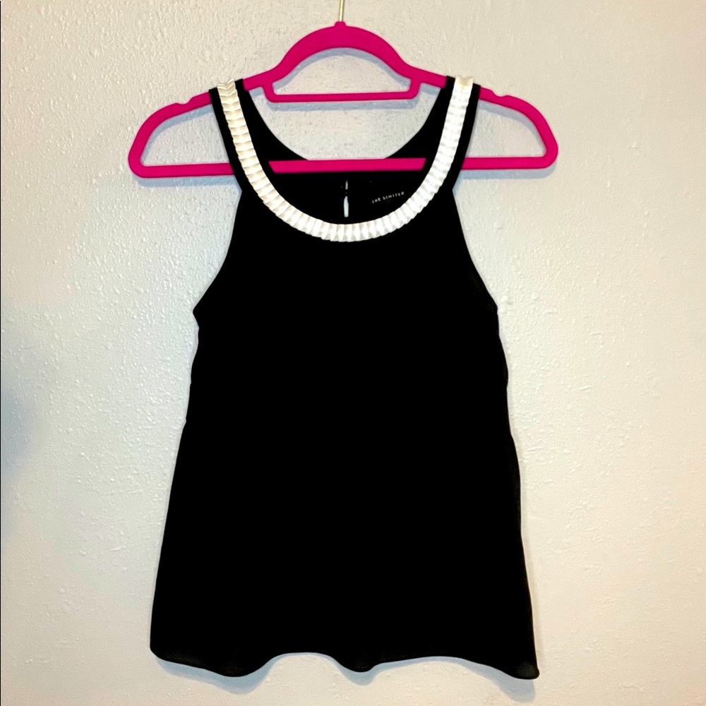 Black Limited Halter Neck Top